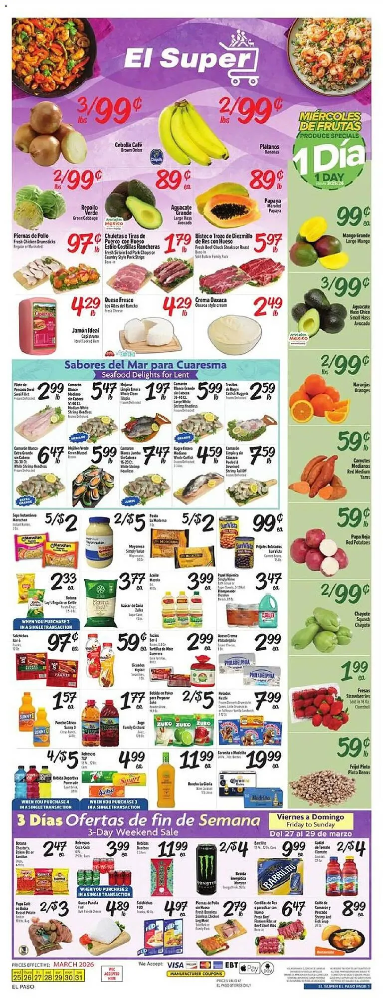 Weekly Deals at El Super: Top Discounts and Limited-Time Offers