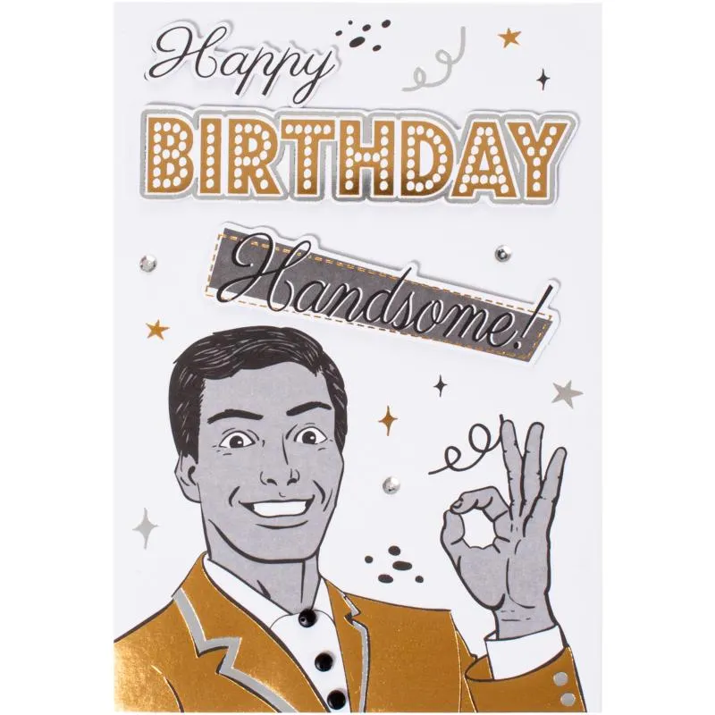 Kortti AmandaB Happy Birthday Handsome