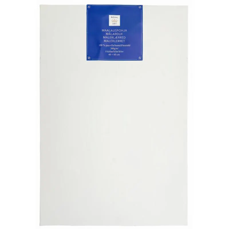 Maalauspohja Royal Art 40 x 60 cm valkoinen