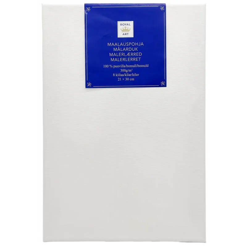 Maalauspohja Royal Art 21 x 30 cm valkoinen