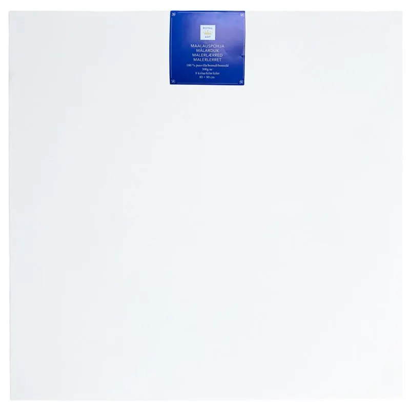 Maalauspohja Royal Art 80 x 80 cm valkoinen
