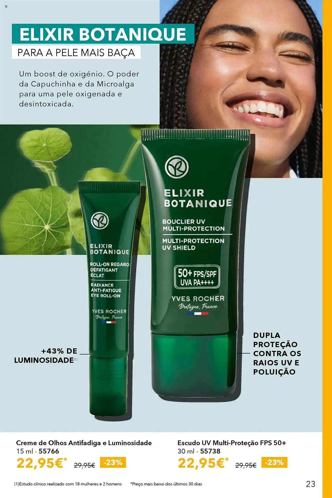 Folheto Folheto Yves Rocher de 31 de julho até 28 de agosto 2025 - Pagina 23