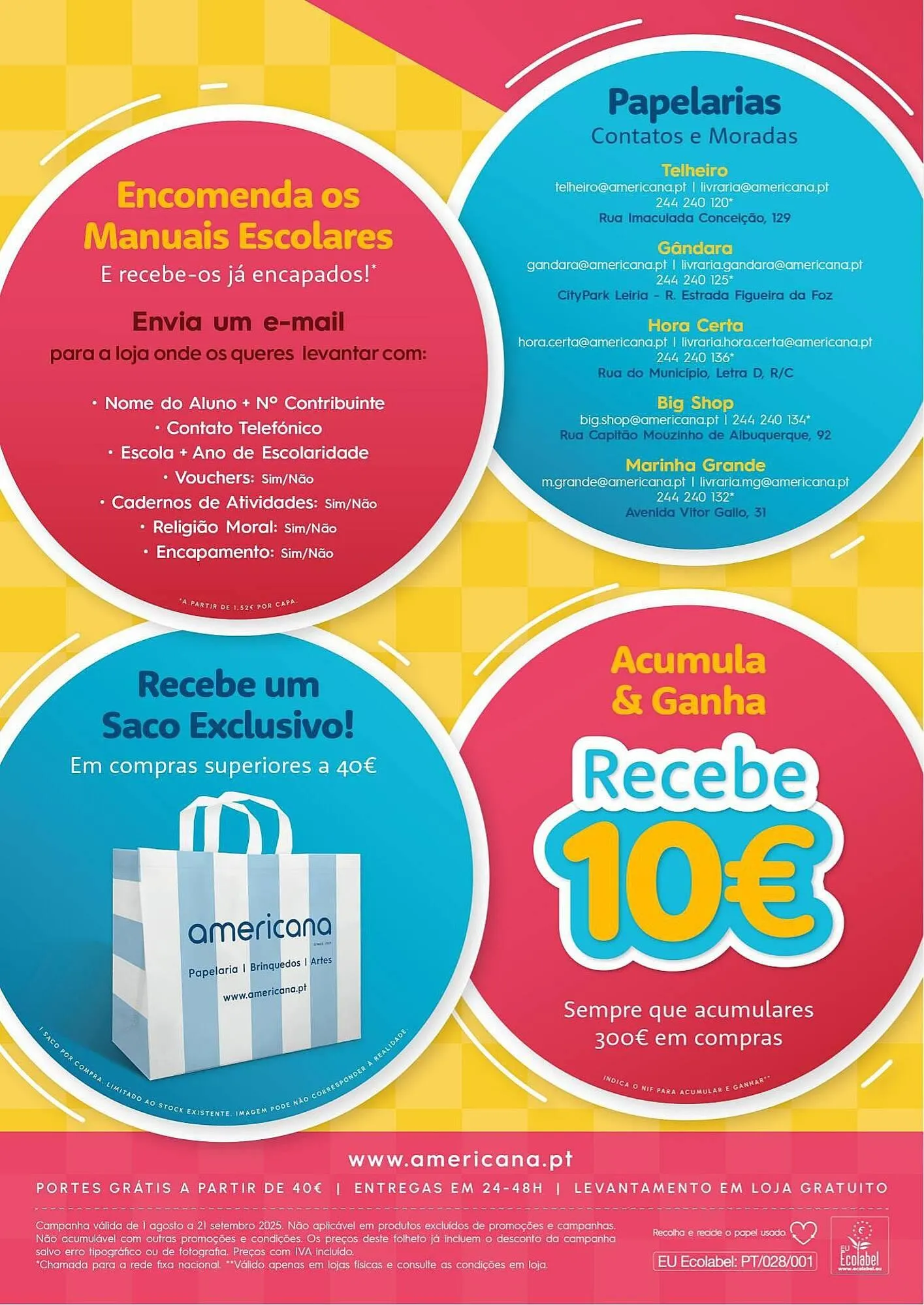 Folheto Folheto Americana de 1 de agosto até 21 de setembro 2025 - Pagina 20