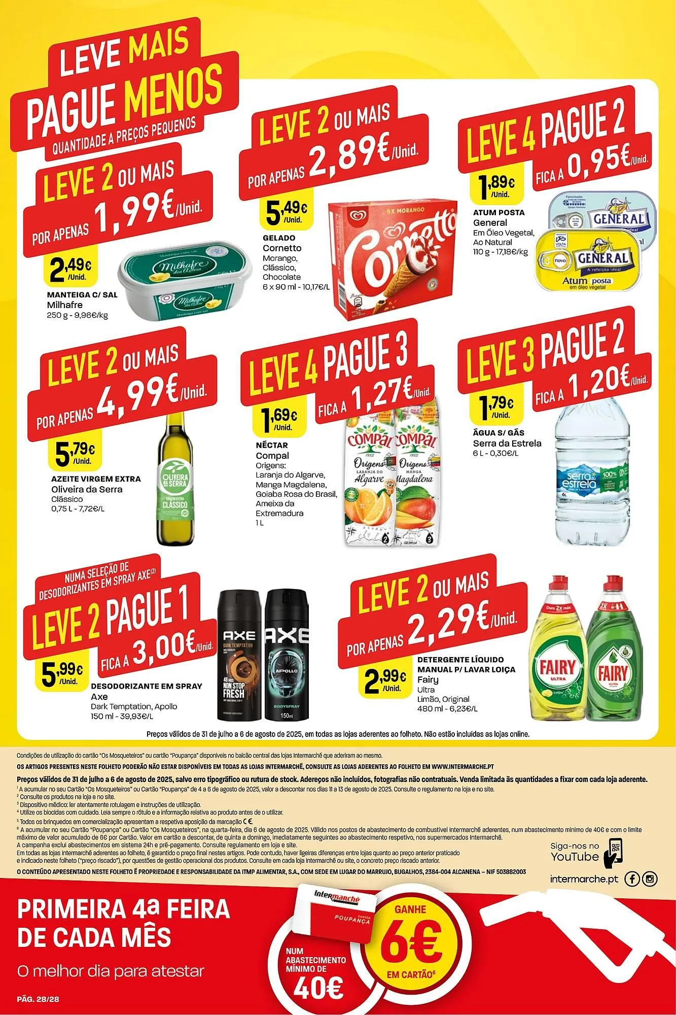 Folheto Folheto Intermarché de 31 de julho até 6 de agosto 2025 - Pagina 28