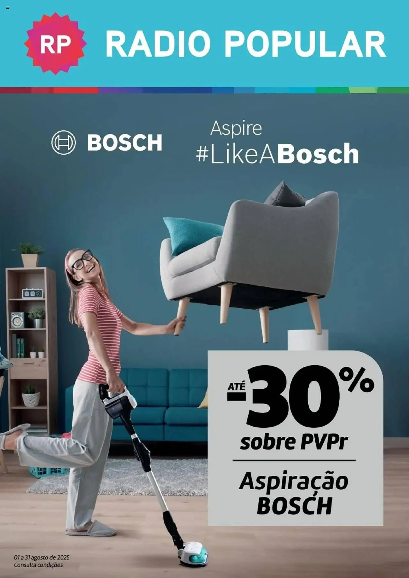 Folheto Folheto Radio Popular de 1 de agosto até 1 de setembro 2025 - Pagina 1