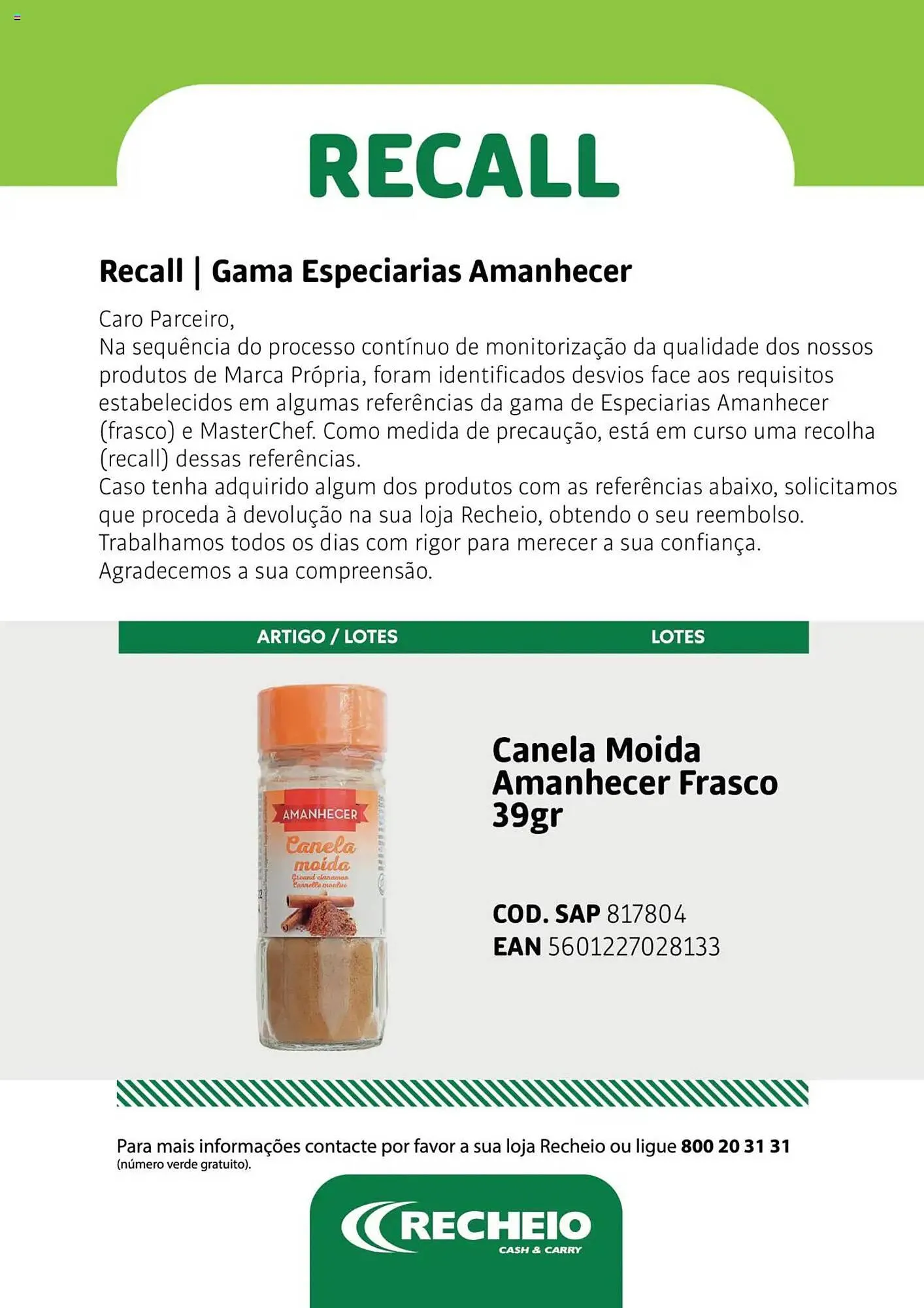 Folheto Folheto Recheio de 30 de julho até 1 de janeiro 2026 - Pagina 6