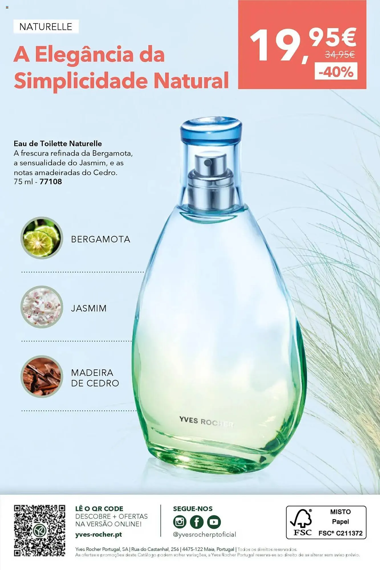 Folheto Folheto Yves Rocher de 31 de julho até 19 de agosto 2025 - Pagina 12