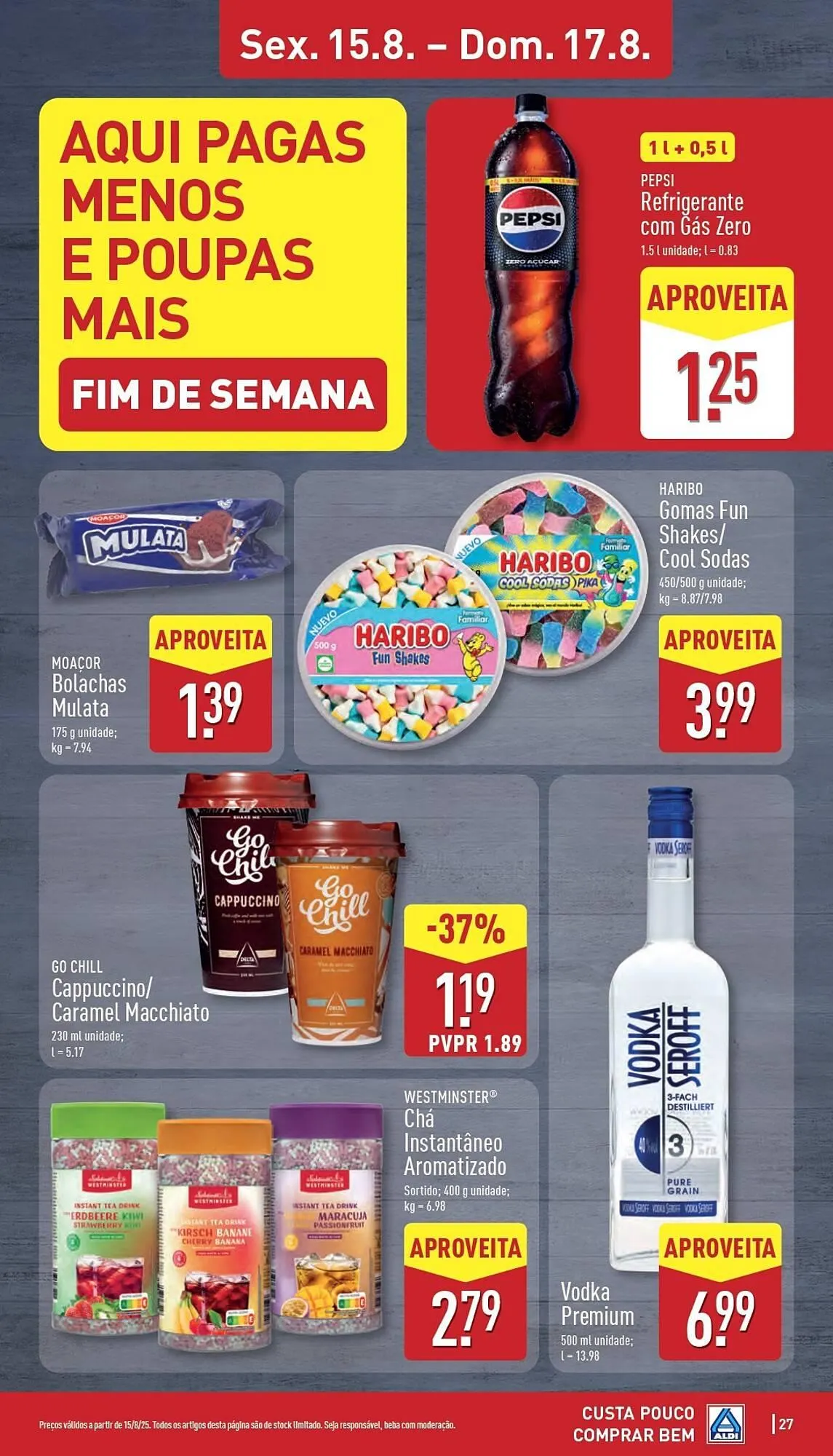 Folheto Folheto ALDI de 11 de agosto até 17 de agosto 2025 - Pagina 27