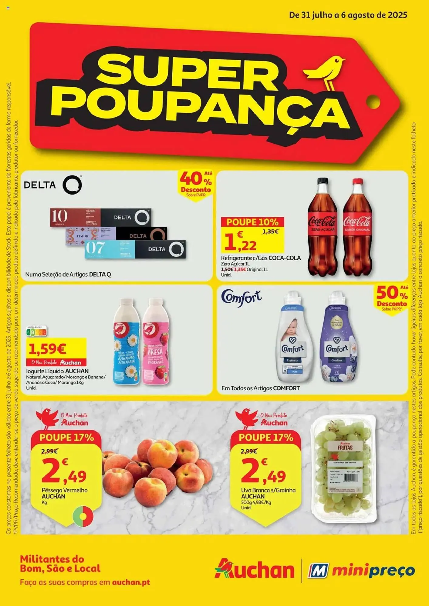 Folheto Folheto Minipreço de 31 de julho até 7 de agosto 2025 - Pagina 1