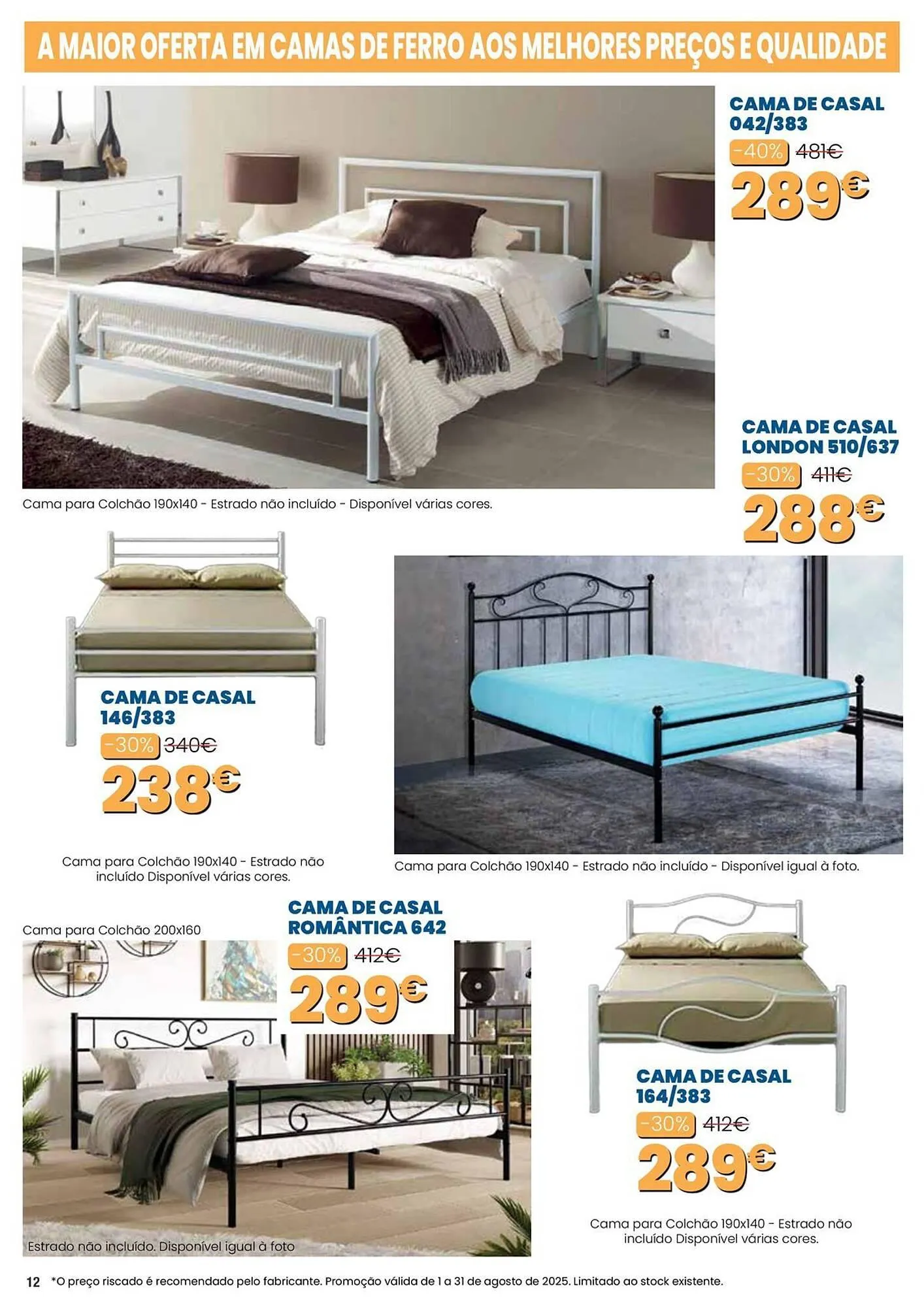 Folheto Folheto Hiper Centro do Móvel de 1 de agosto até 31 de agosto 2025 - Pagina 12