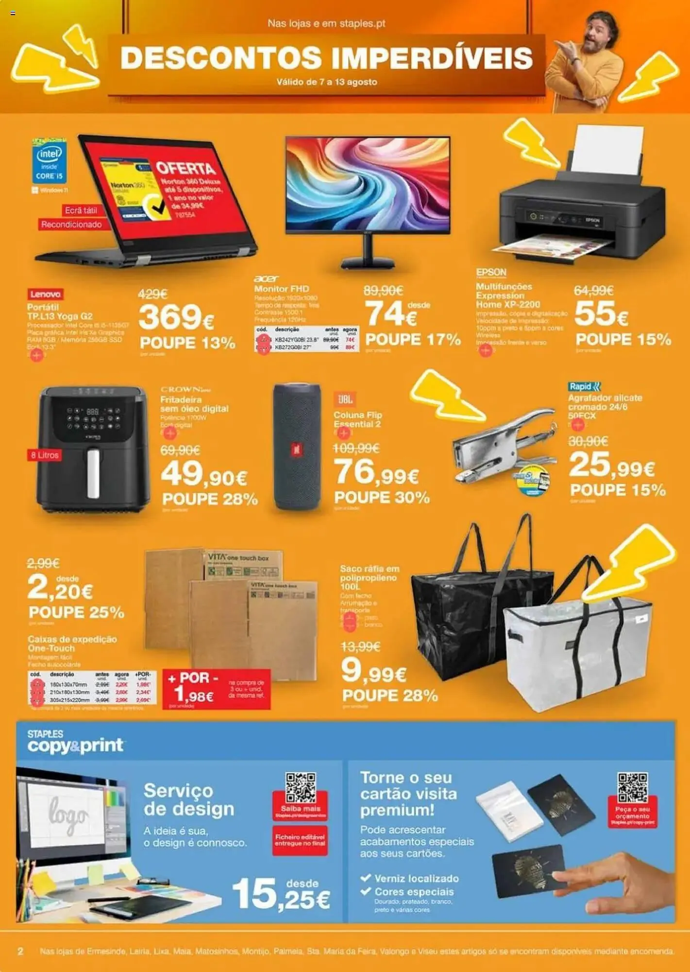 Folheto Folheto Staples de 7 de agosto até 14 de agosto 2025 - Pagina 2