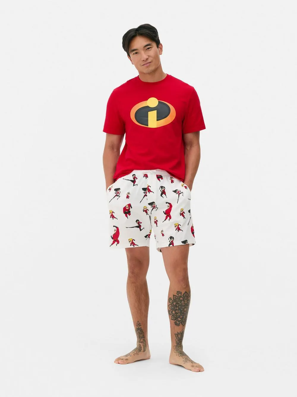 Pijama calções Disney Pixar Os Incríveis