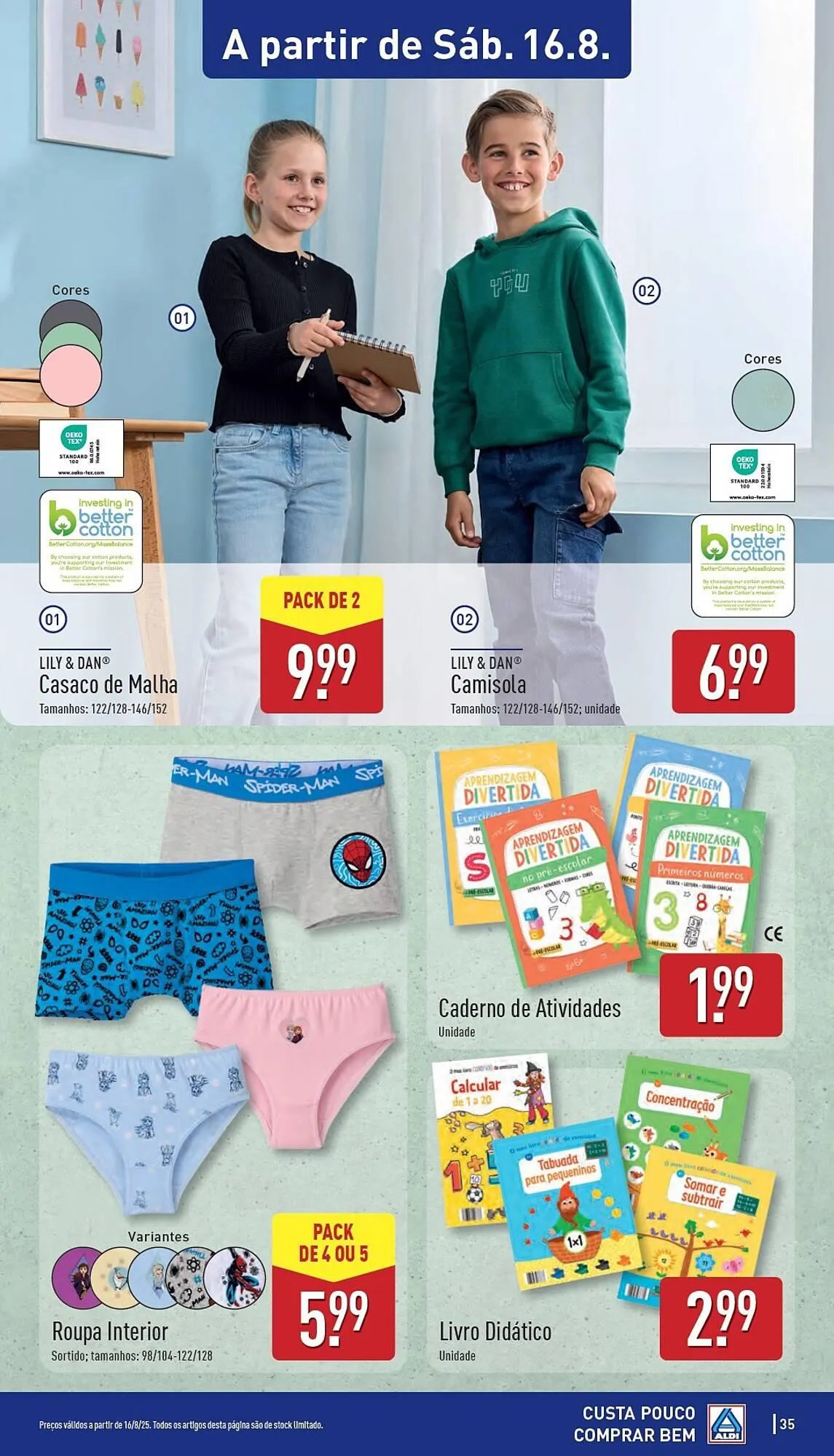 Folheto Folheto ALDI de 11 de agosto até 17 de agosto 2025 - Pagina 35