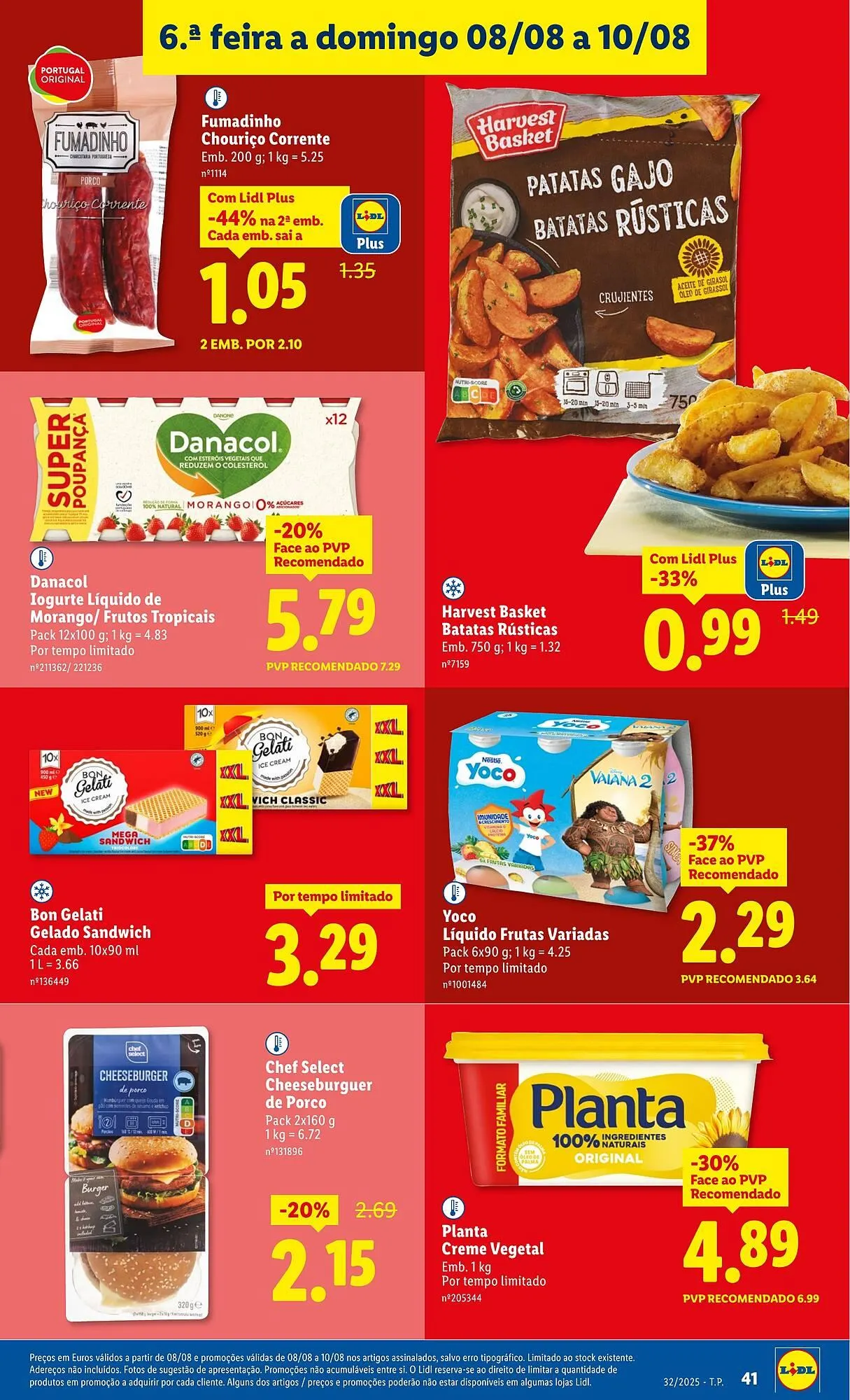 Folheto Folheto Lidl de 4 de agosto até 10 de agosto 2025 - Pagina 41