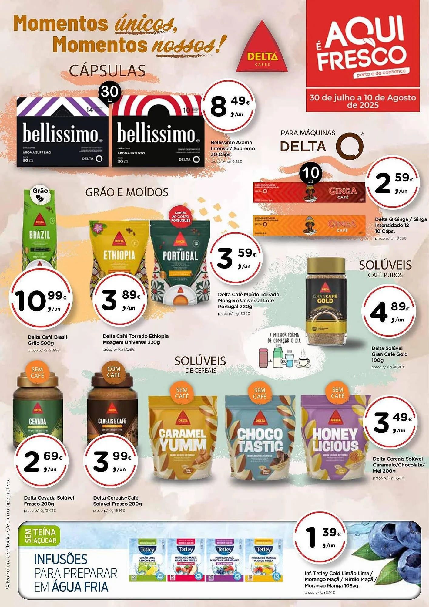 Folheto Aqui é fresco - 1