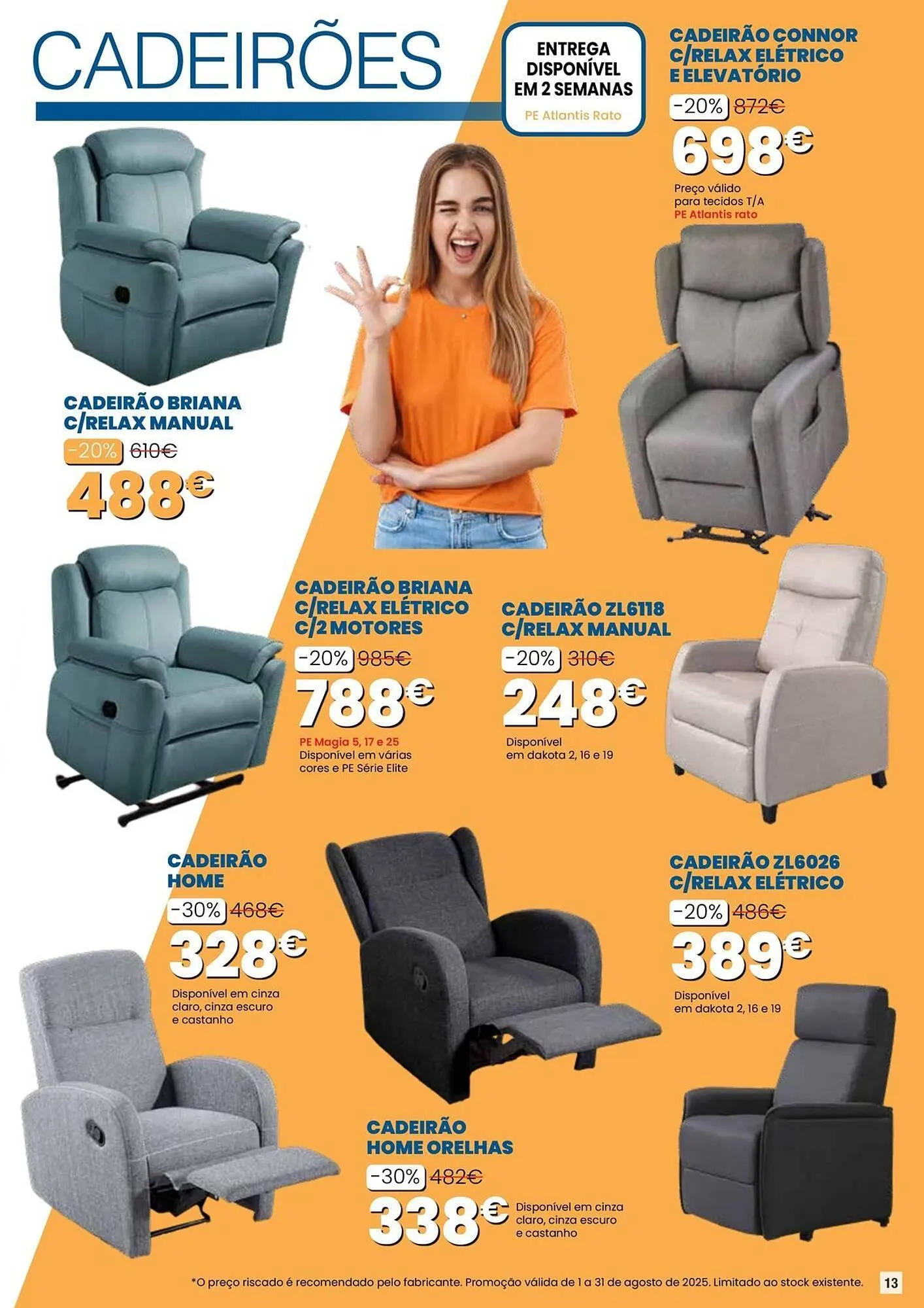 Folheto Folheto Hiper Centro do Móvel de 1 de agosto até 31 de agosto 2025 - Pagina 13