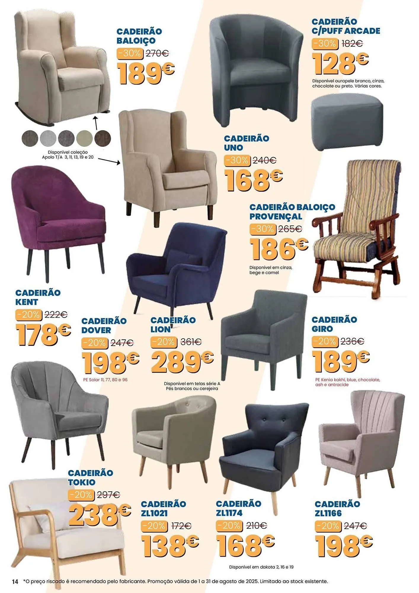 Folheto Folheto Hiper Centro do Móvel de 1 de agosto até 31 de agosto 2025 - Pagina 14