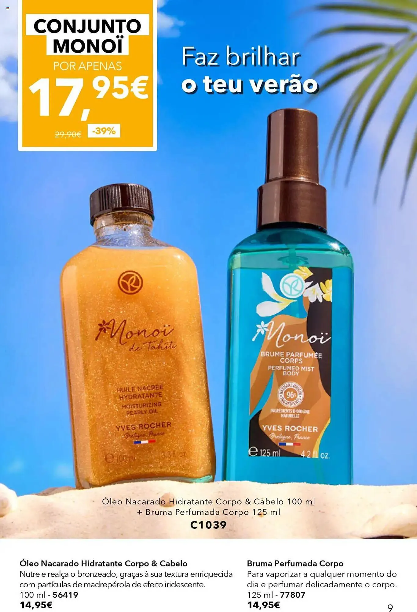 Folheto Folheto Yves Rocher de 31 de julho até 28 de agosto 2025 - Pagina 9