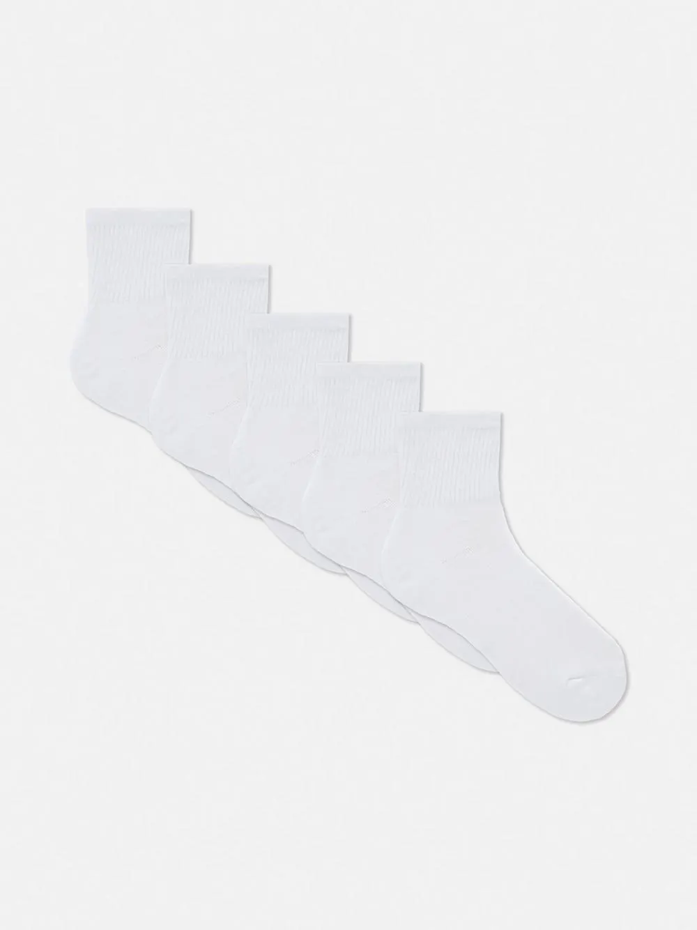 Pack 5 pares soquetes canelados