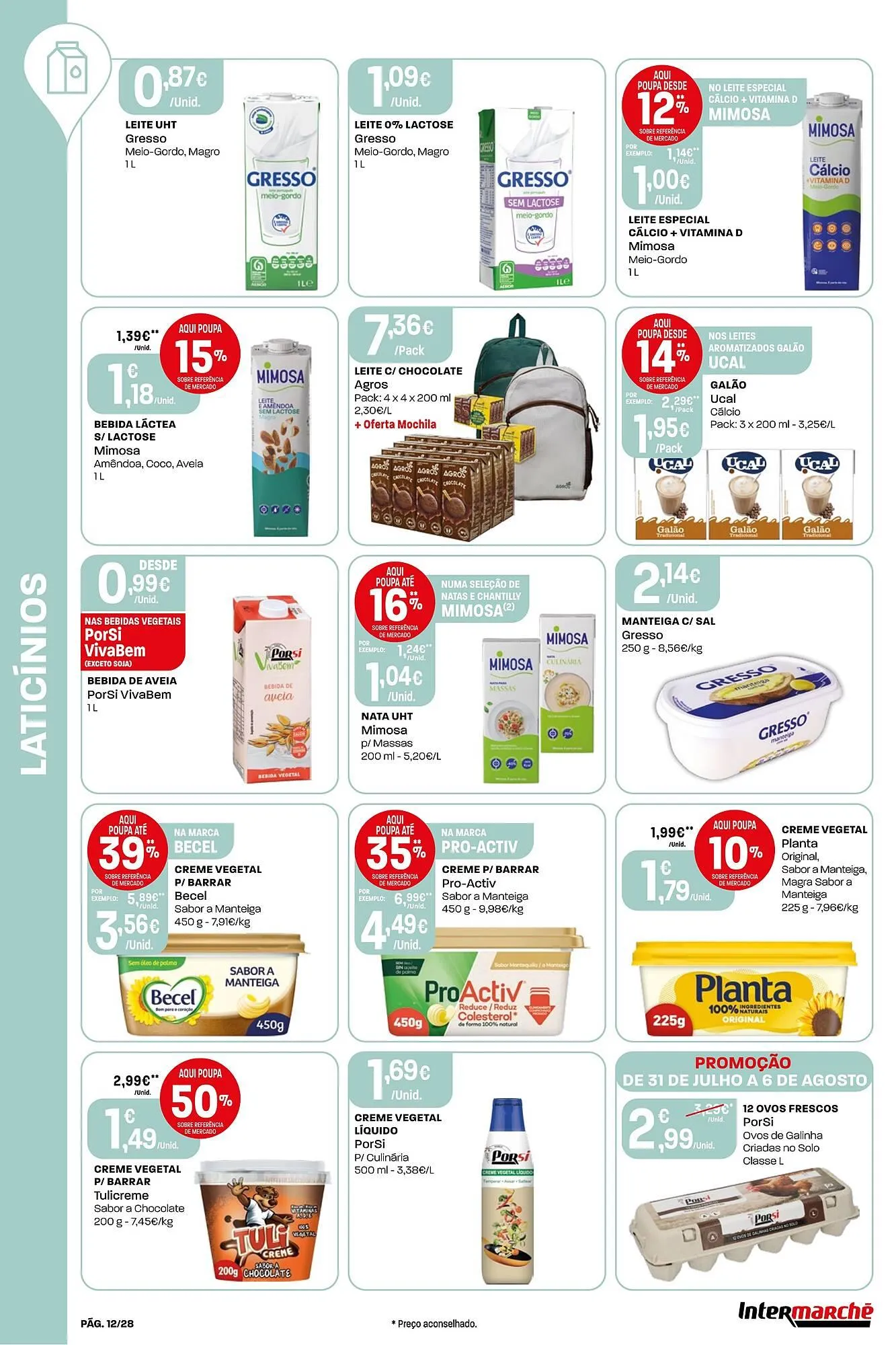 Folheto Folheto Intermarché de 31 de julho até 6 de agosto 2025 - Pagina 12