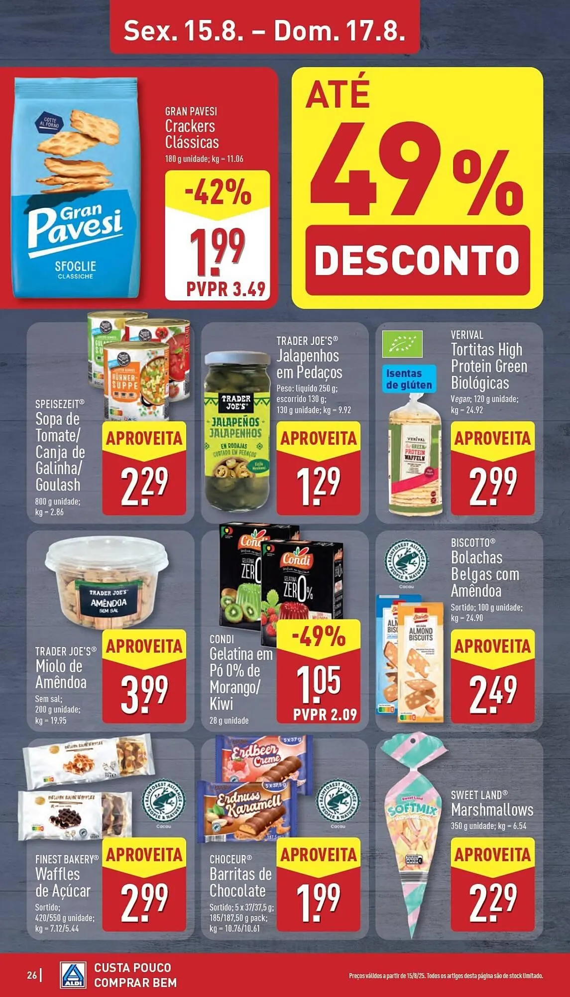 Folheto Folheto ALDI de 11 de agosto até 17 de agosto 2025 - Pagina 26