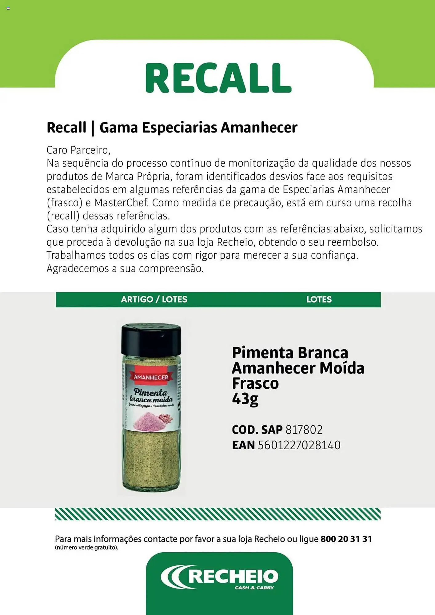 Folheto Folheto Recheio de 30 de julho até 1 de janeiro 2026 - Pagina 4