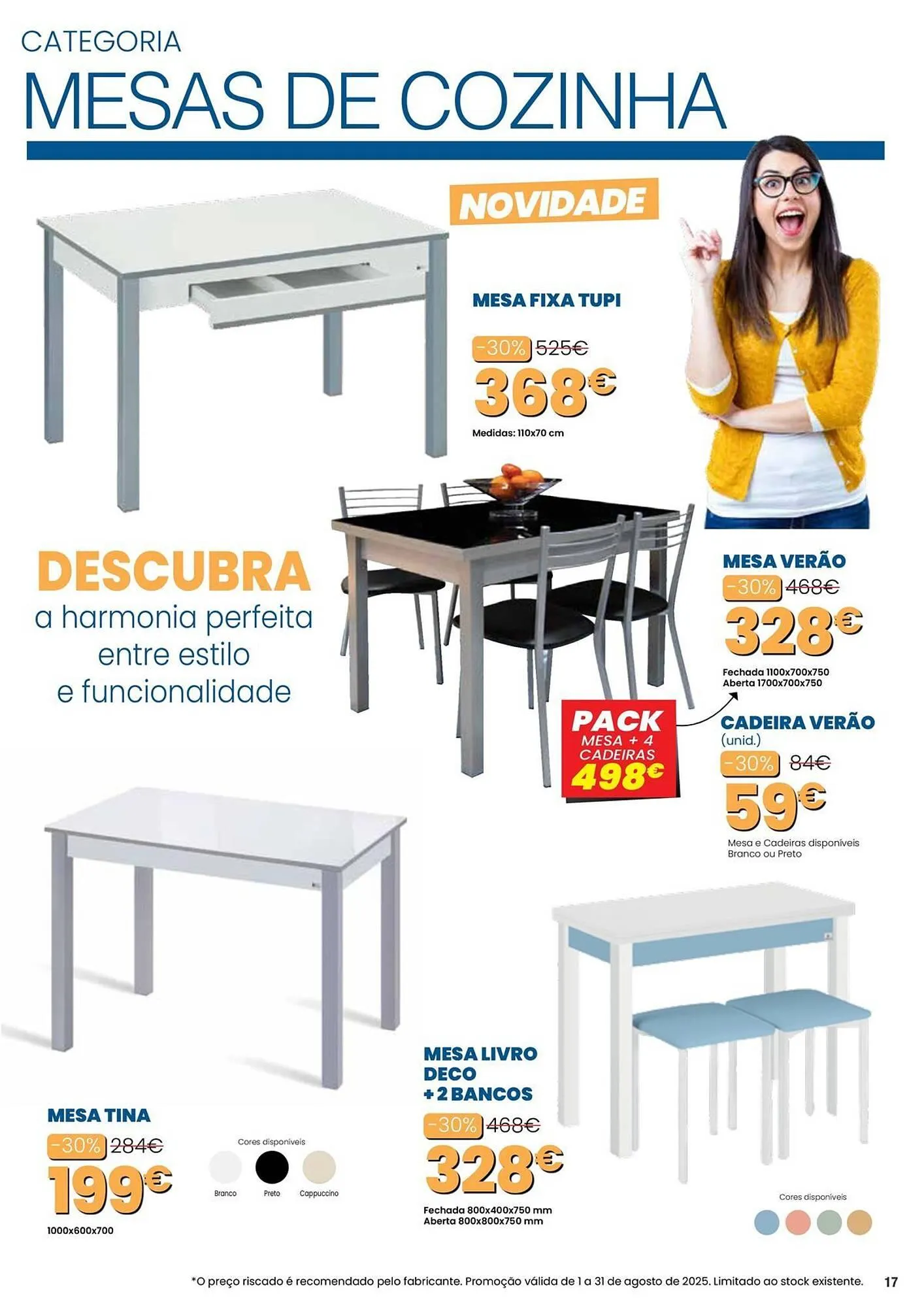 Folheto Folheto Hiper Centro do Móvel de 1 de agosto até 31 de agosto 2025 - Pagina 17