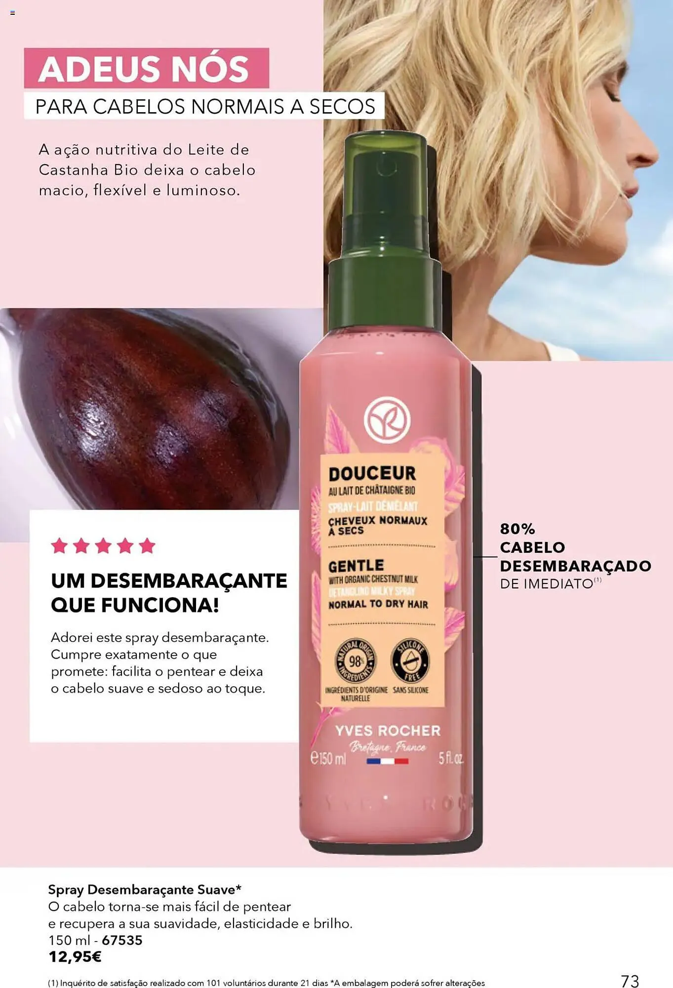 Folheto Folheto Yves Rocher de 31 de julho até 28 de agosto 2025 - Pagina 73