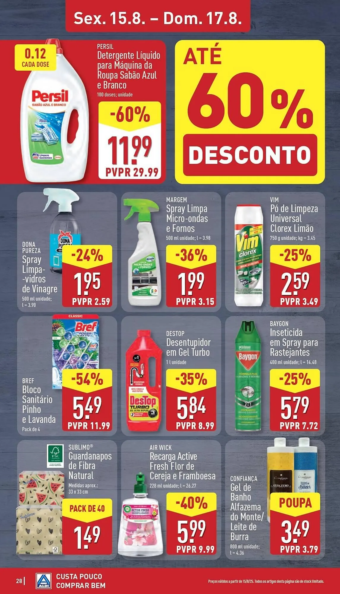 Folheto Folheto ALDI de 11 de agosto até 17 de agosto 2025 - Pagina 28