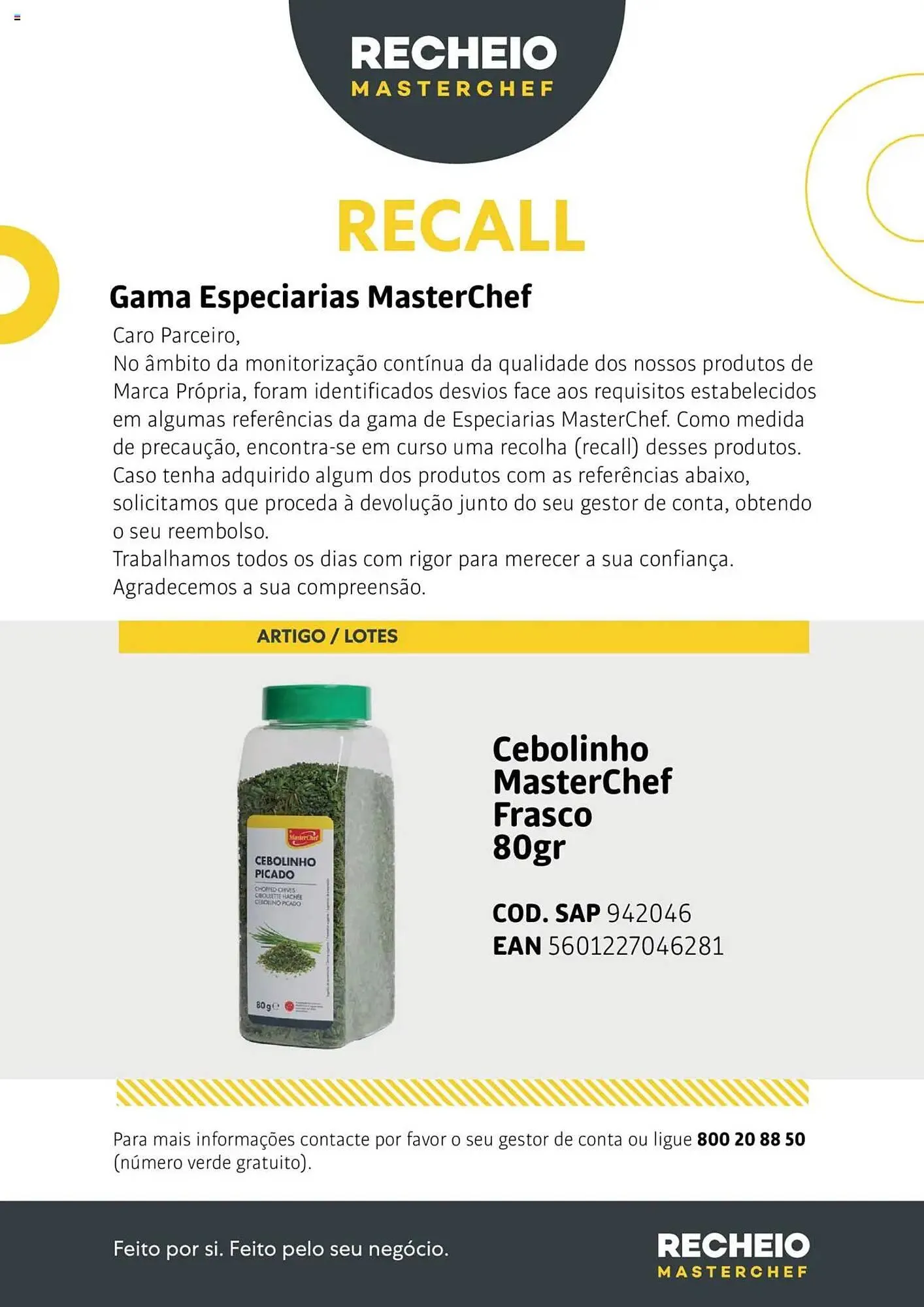 Folheto Folheto Recheio de 30 de julho até 1 de janeiro 2026 - Pagina 1