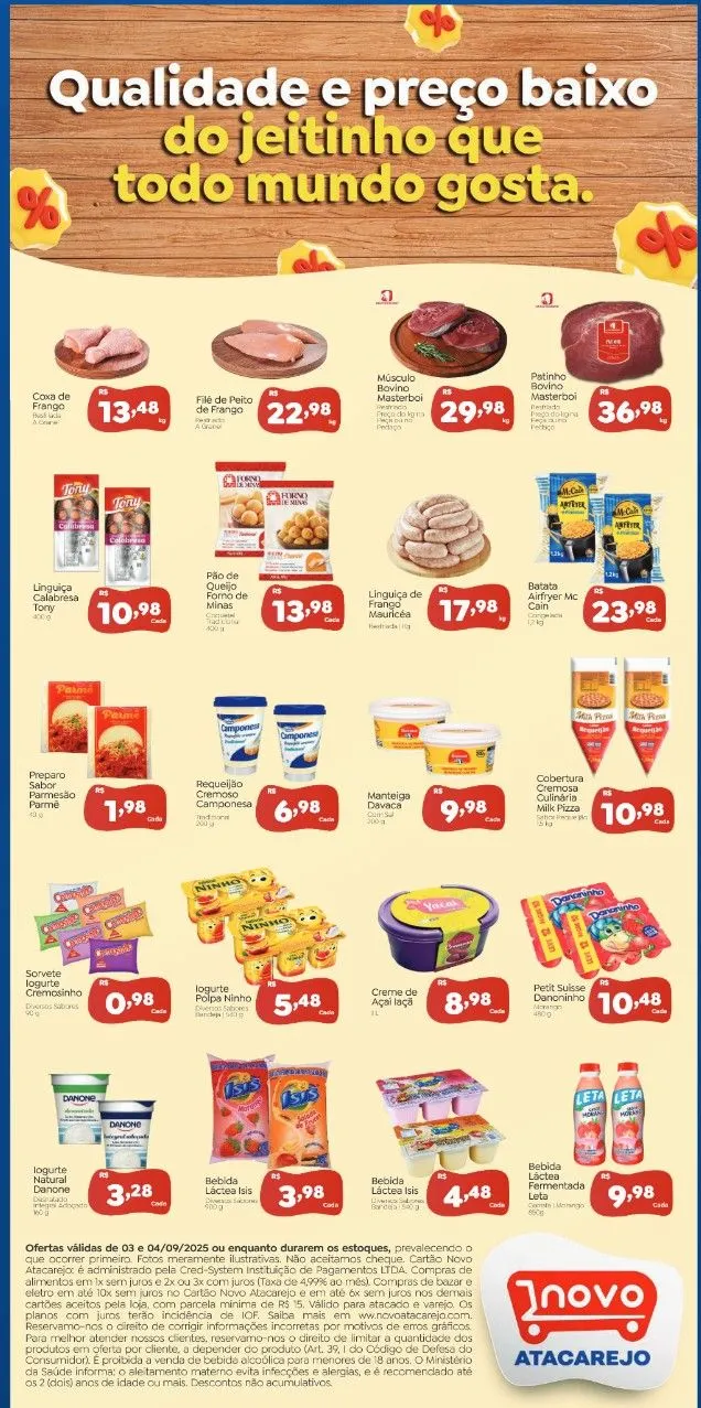 Encarte de Novo Atacarejo 3 de setembro até 5 de setembro 2025 - Pagina 2