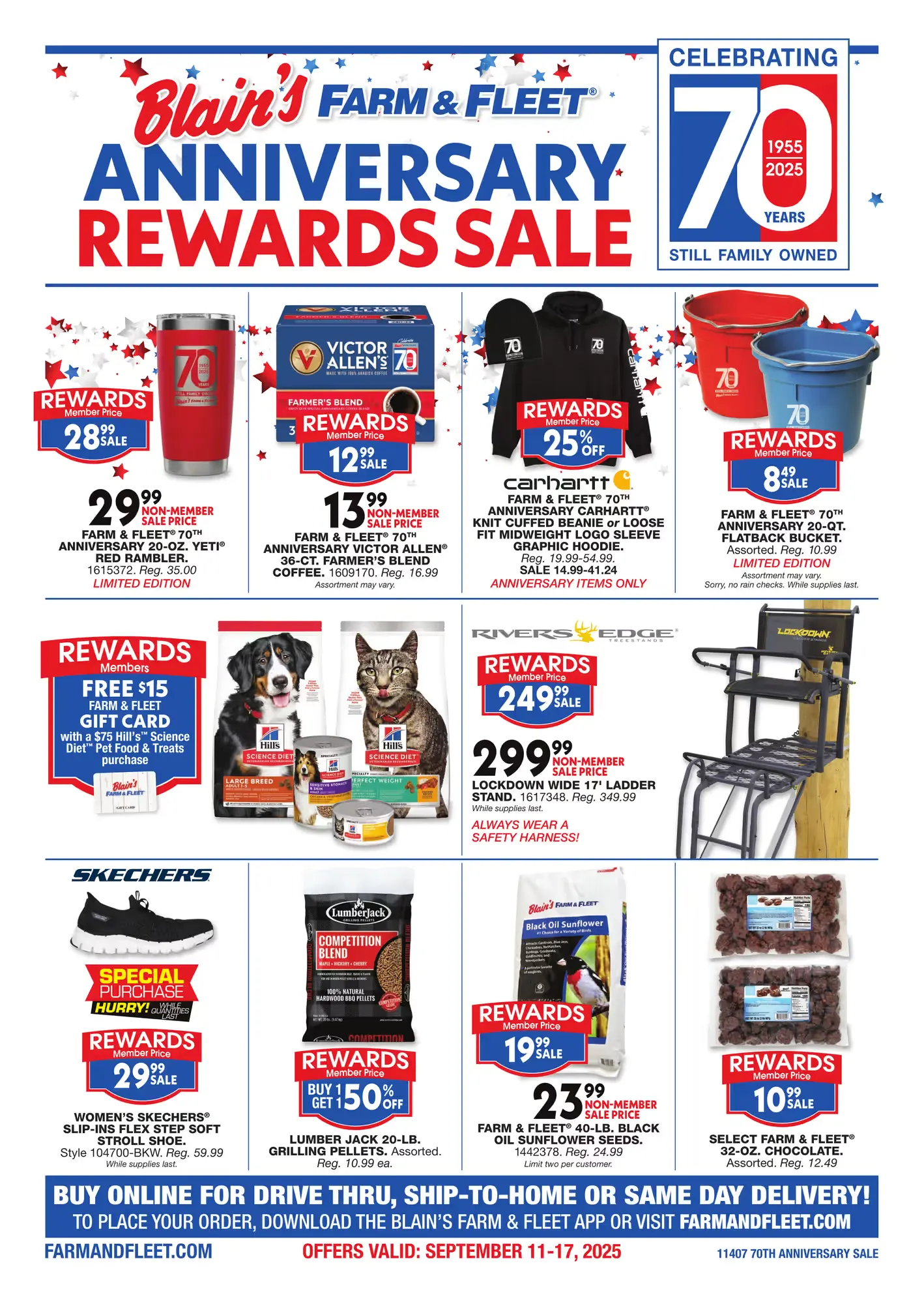 Weekly ad Blain's Farm & Fleet Sales from September 11 to September 17 2025 - Page 1