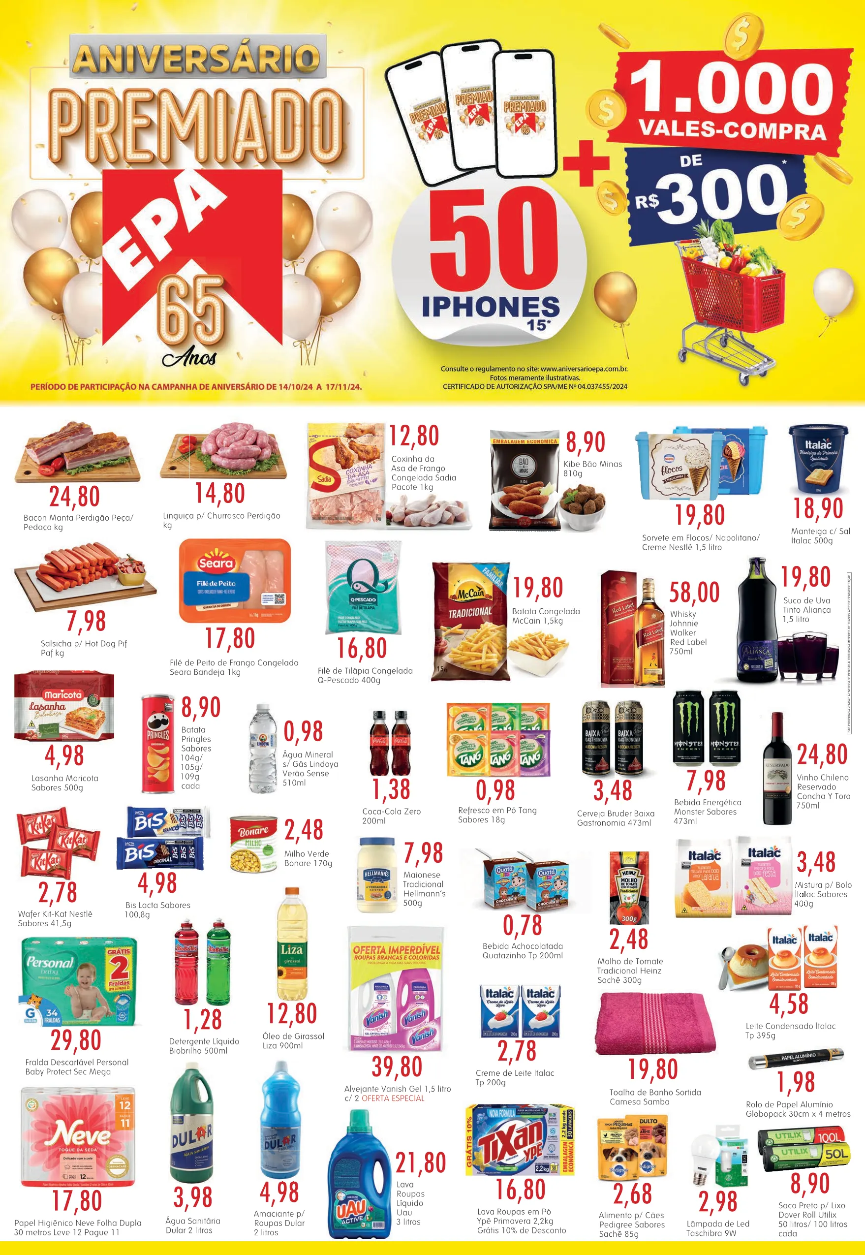 Encarte de Catálogo: EPA 14 de outubro até 17 de outubro 2024 - Pagina 1