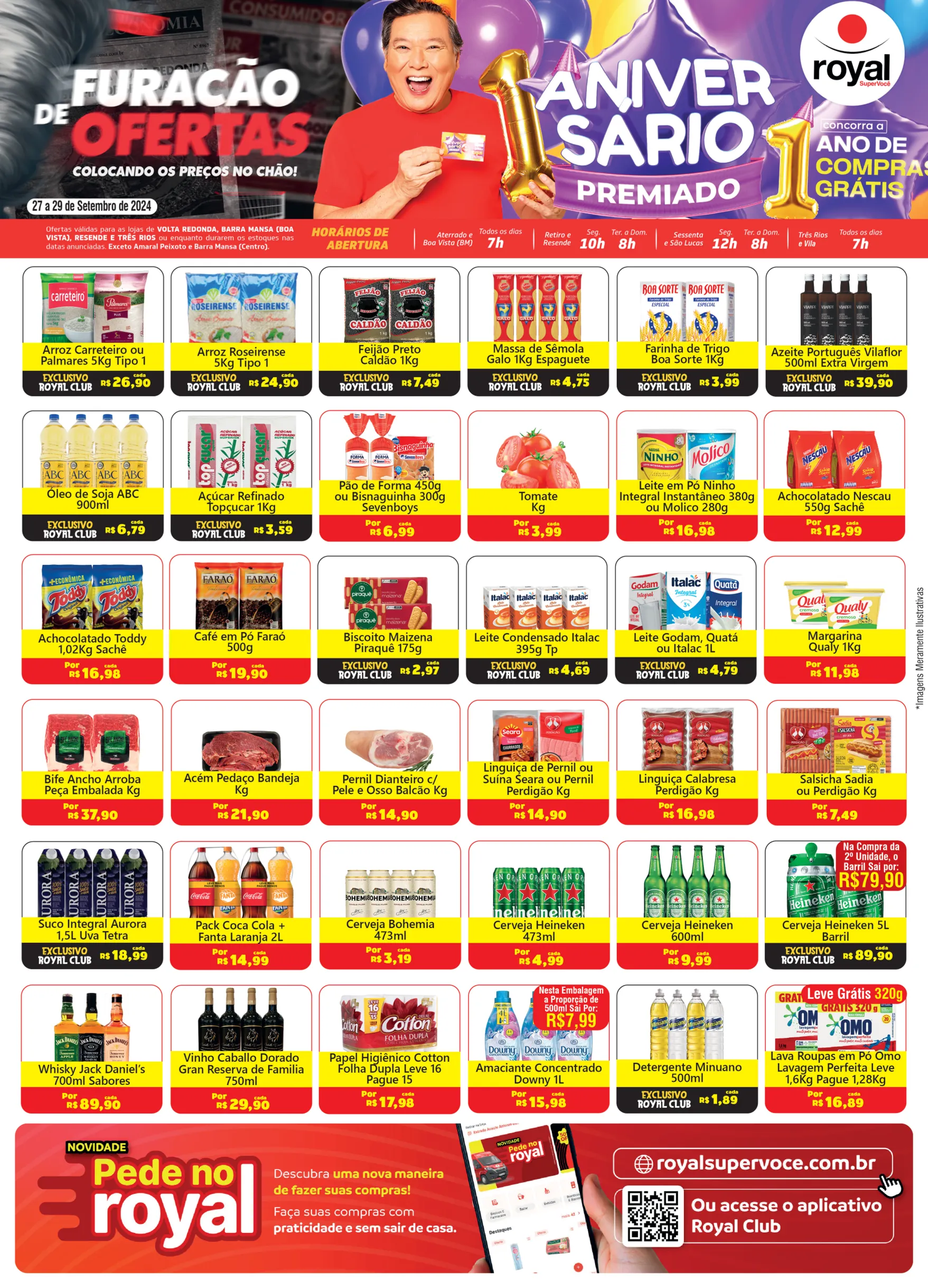 Encarte de Catálogo: Royal Final de Semana  27 de setembro até 29 de setembro 2024 - Pagina 