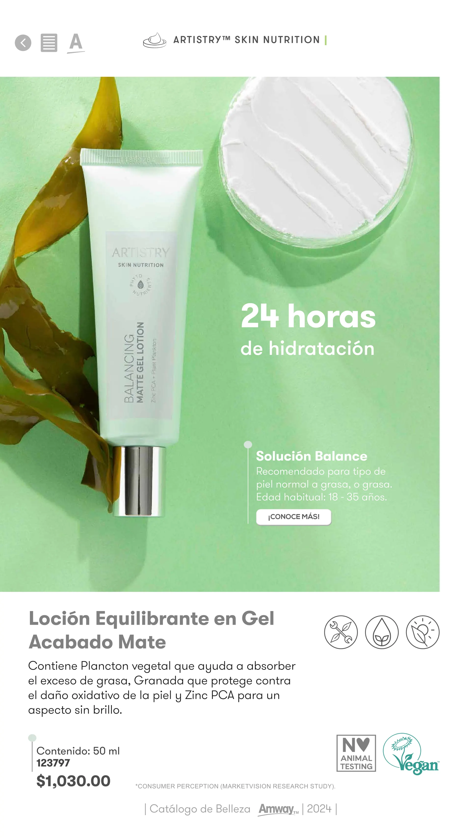 Catálogo de Catálogo Belleza Amway 2024 1 de enero al 31 de diciembre 2024 - Pagina 6