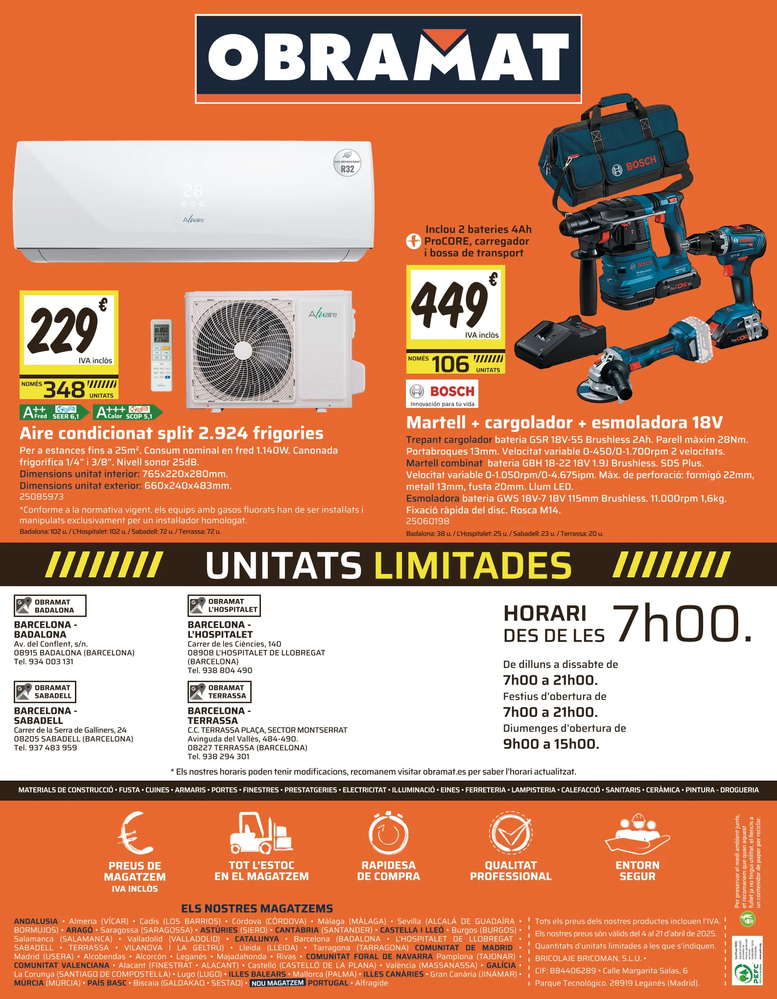 Catálogo de Obramat Cataluña Ofertas y descuentos 9 de abril al 21 de abril 2025 - Página 8