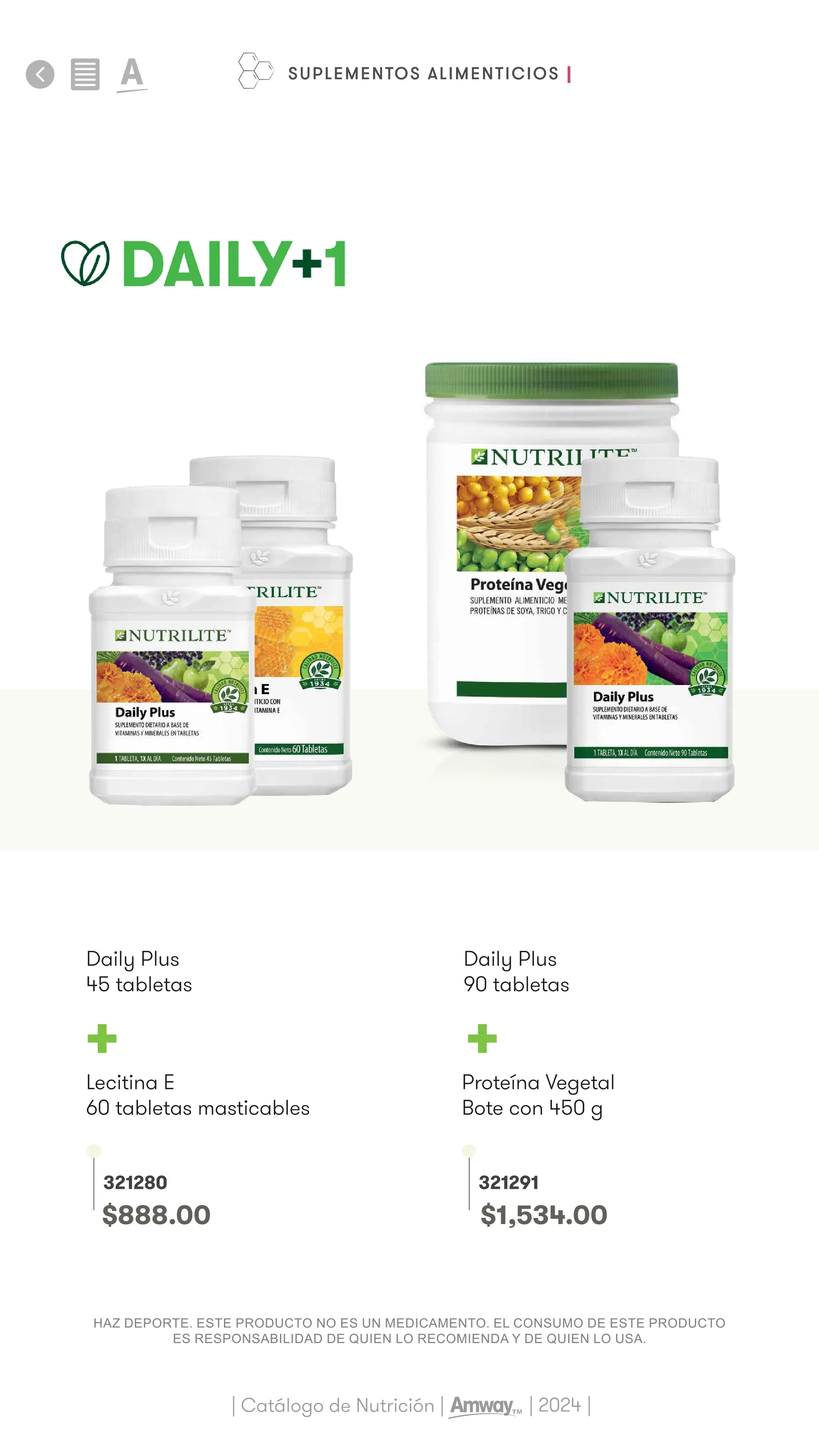 Catálogo de Catálogo Anway Nutrición 2024 1 de enero al 31 de diciembre 2024 - Pagina 6