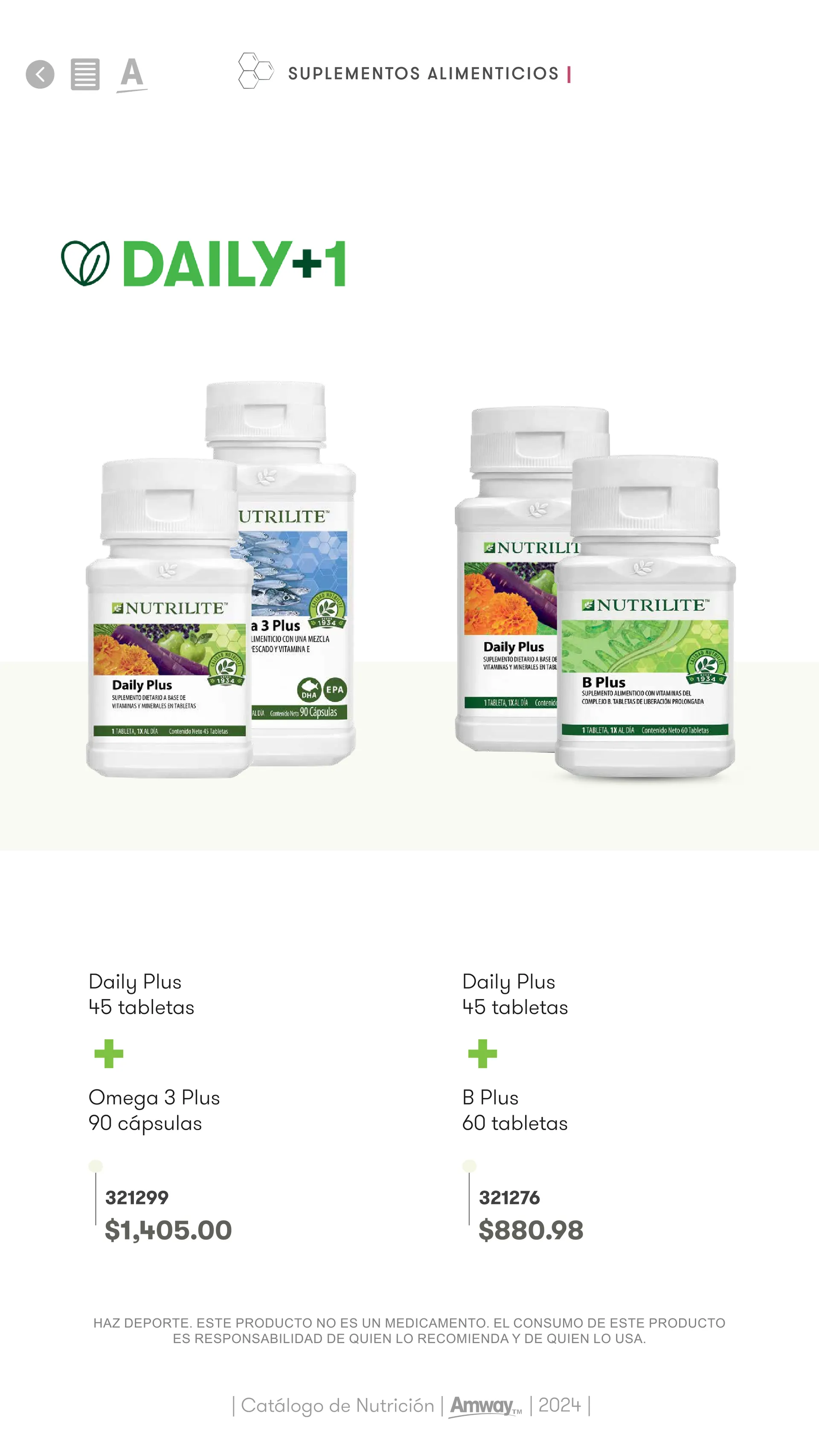 Catálogo de Catálogo Anway Nutrición 2024 1 de enero al 31 de diciembre 2024 - Pagina 7