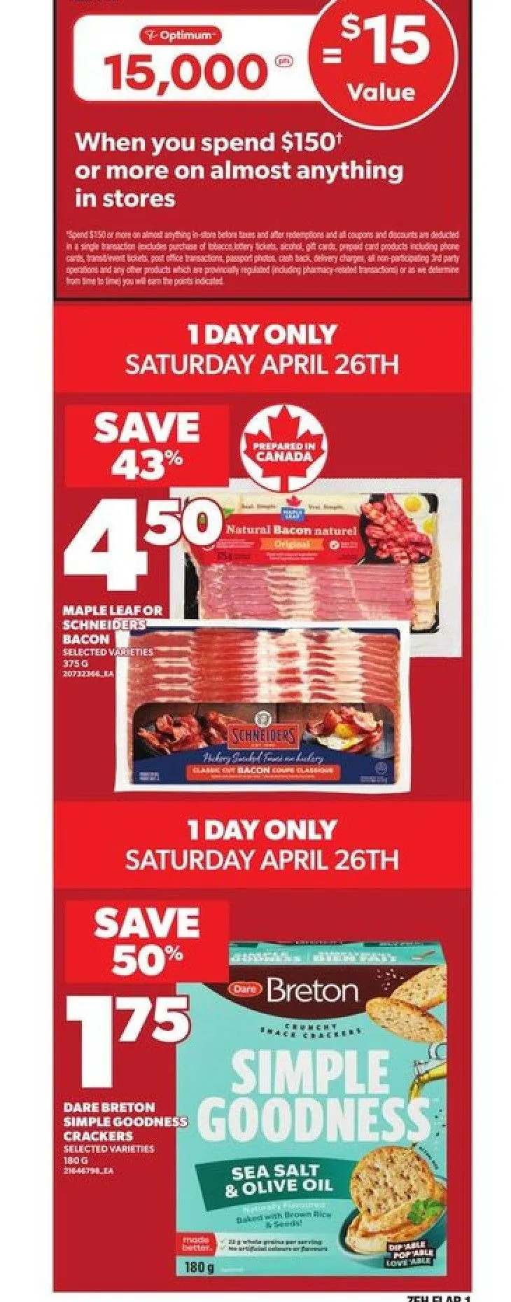 Zehrs Sales from April 1 to April 26 2025 - flyer page 2
