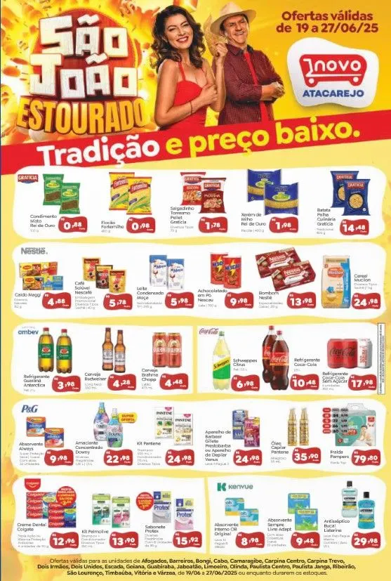Encarte de Folhetos Novo Atacarejo 19 de junho até 27 de junho 2025 - Pagina 1