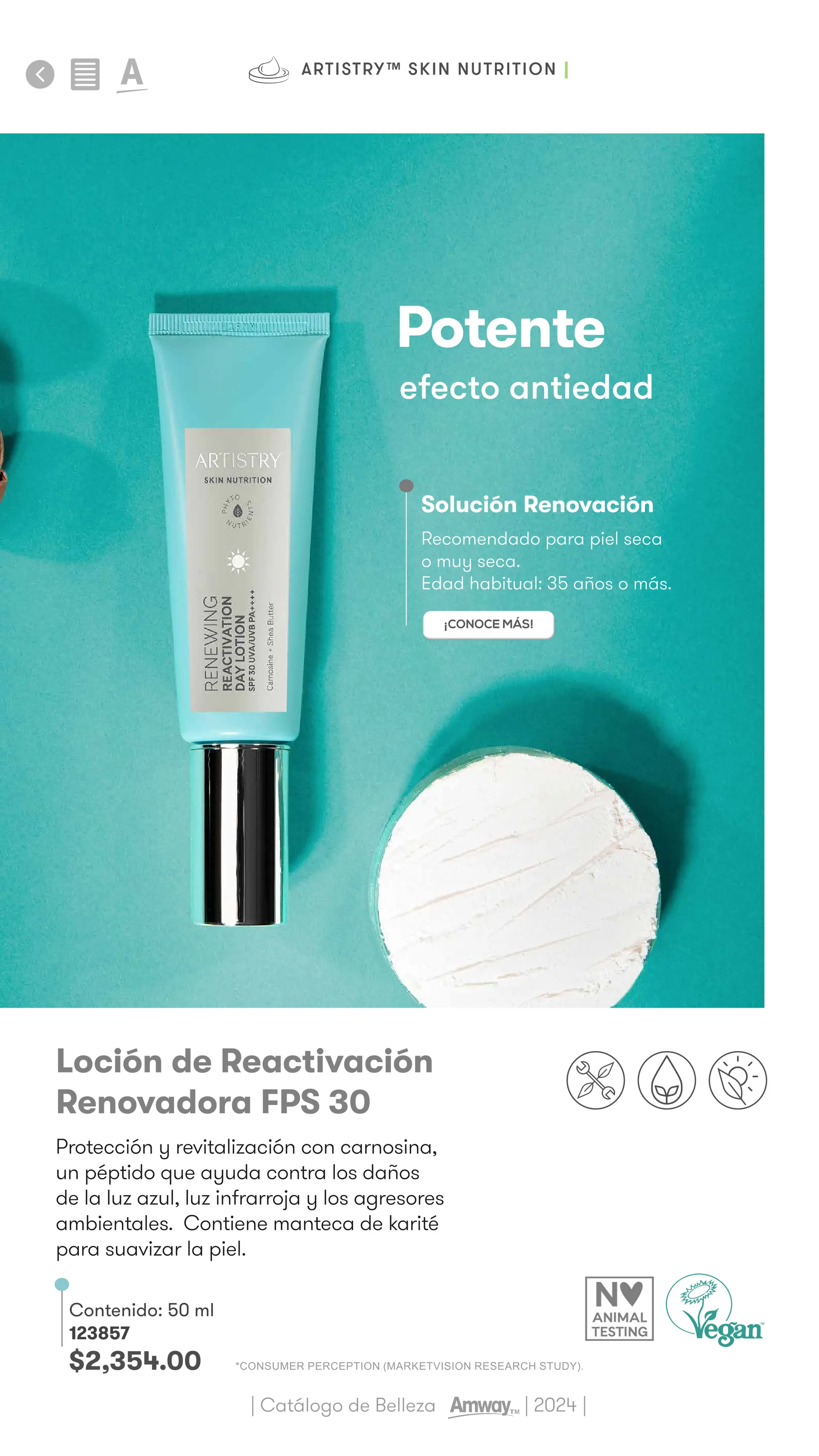 Catálogo de Catálogo Belleza Amway 2024 1 de enero al 31 de diciembre 2024 - Pagina 16