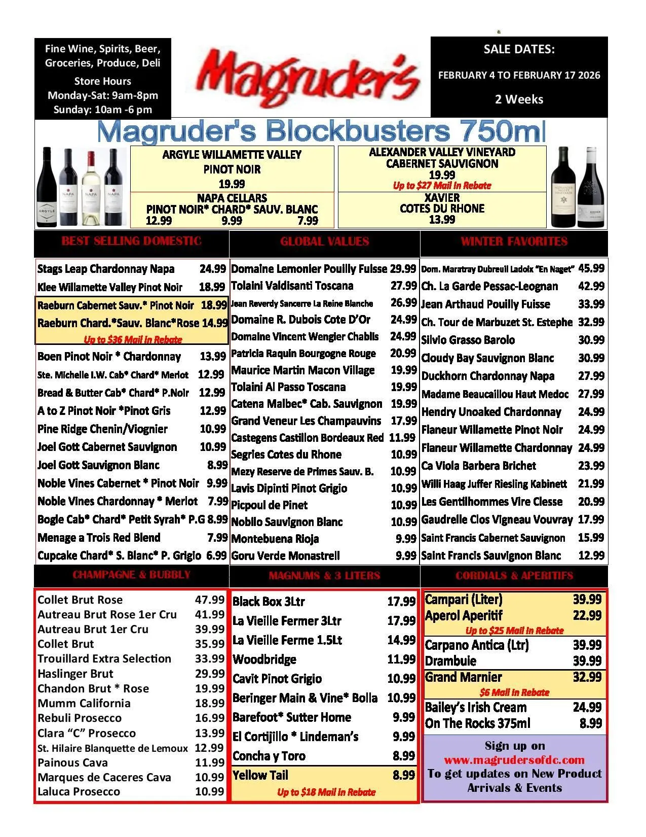 Weekly ad Magruder's Sales from February 4 to February 17 2026 - Page 