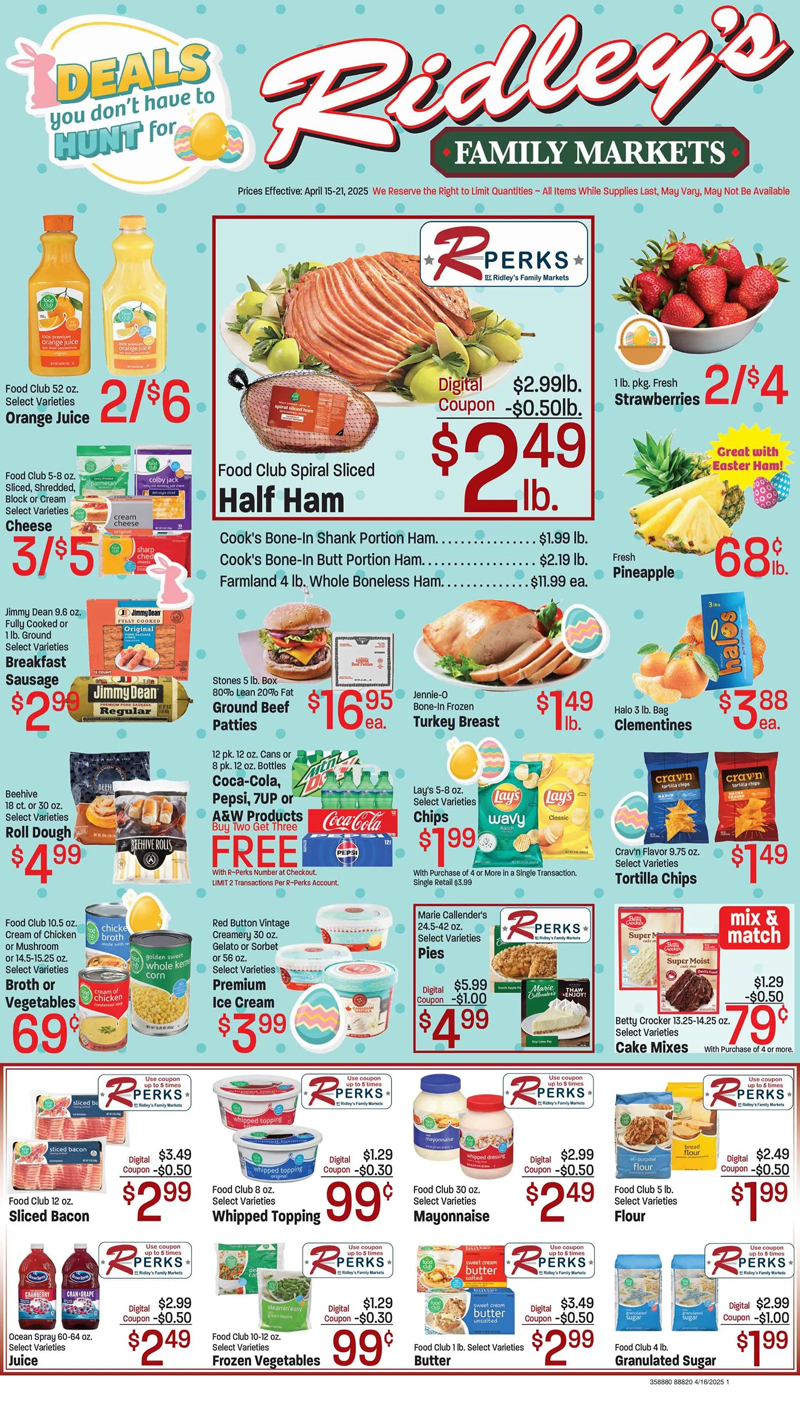 Weekly ad Ridley's Family Markets from April 15 to April 22 2025 - Page