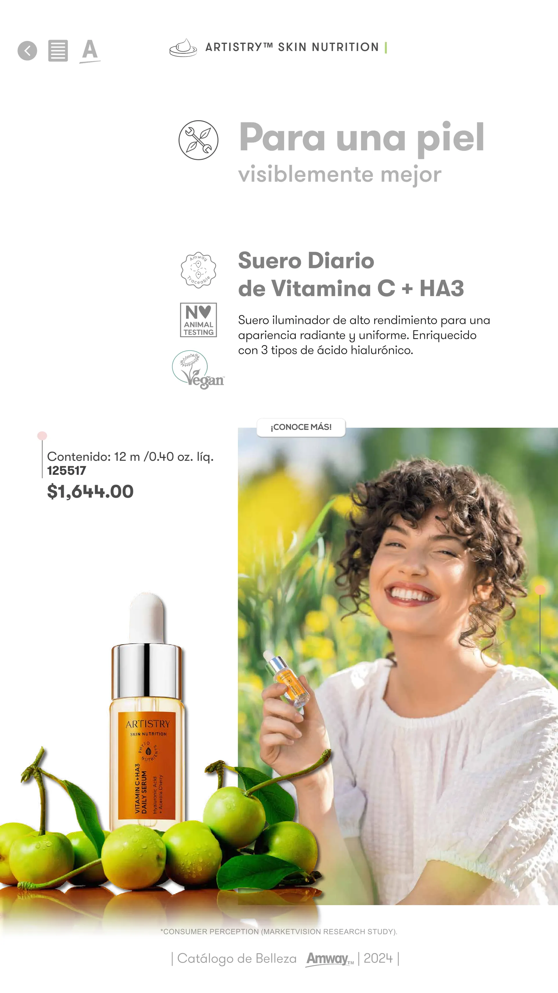 Catálogo de Catálogo Belleza Amway 2024 1 de enero al 31 de diciembre 2024 - Pagina 18