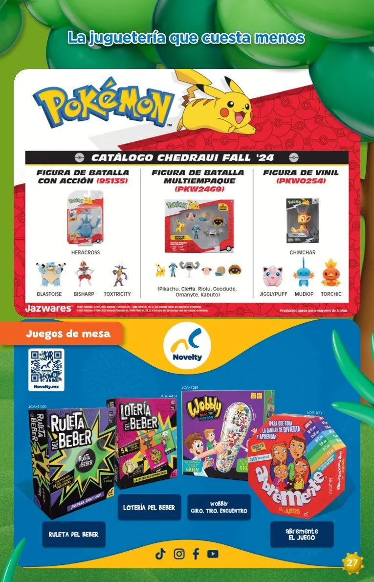 Catálogo de Chedrauilandia - Juguetes al mejor precio 17 de septiembre al 25 de diciembre 2024 - Pagina 27