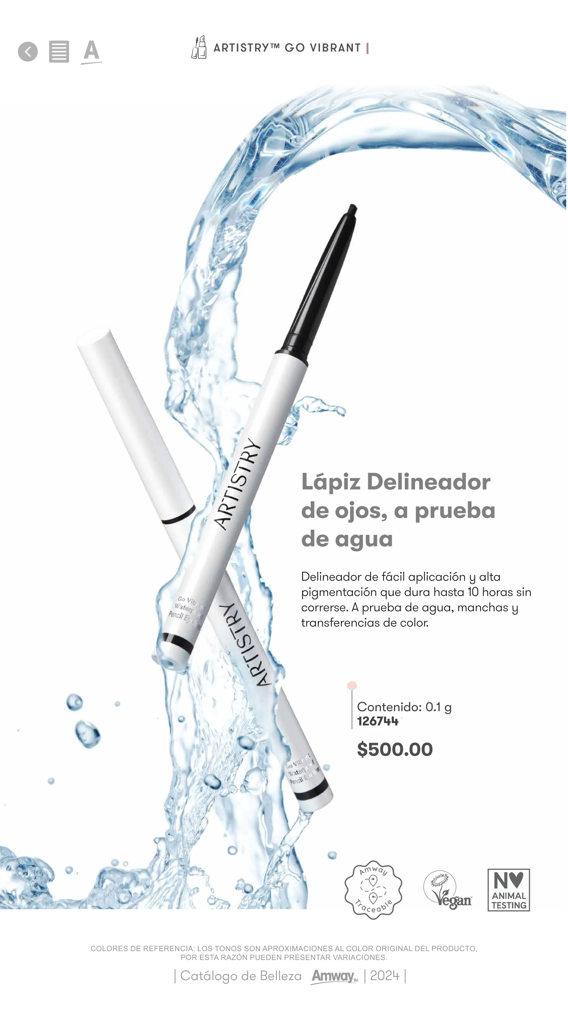 Catálogo de Catálogo Belleza Amway 2024 1 de enero al 31 de diciembre 2024 - Pagina 35