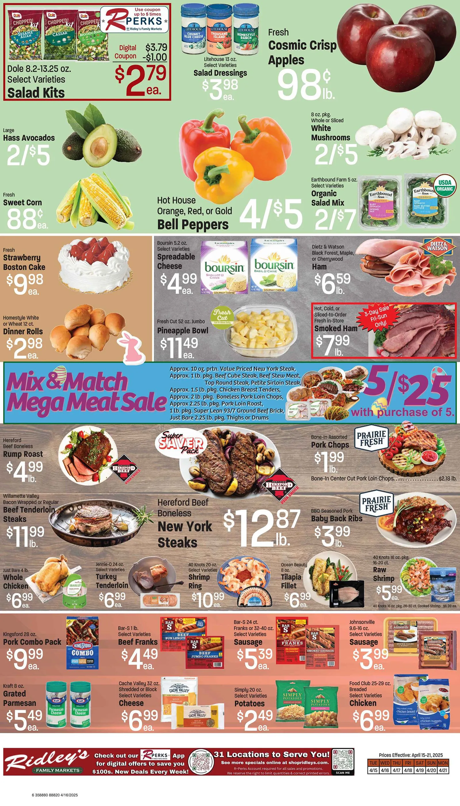 Weekly ad Ridley's Family Markets from April 15 to April 21 2025 - Page 4