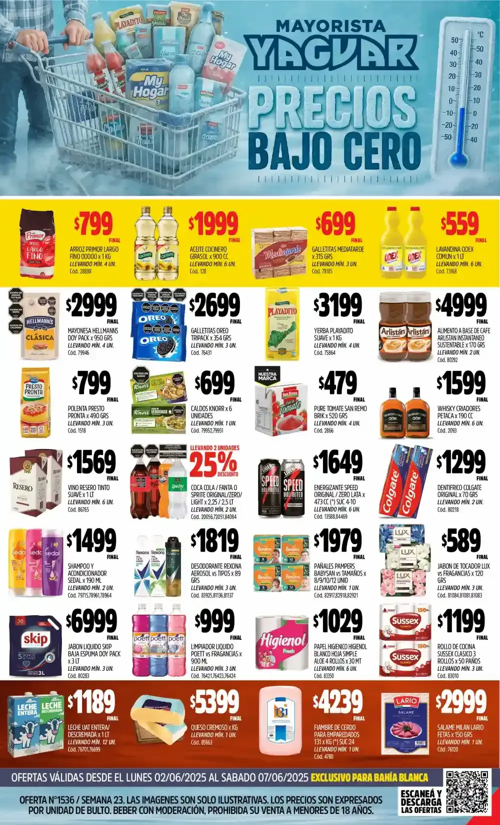 Ofertas de Ofertas Yaguar 2 de junio al 7 de junio 2025 - Página 1 del catálogo
