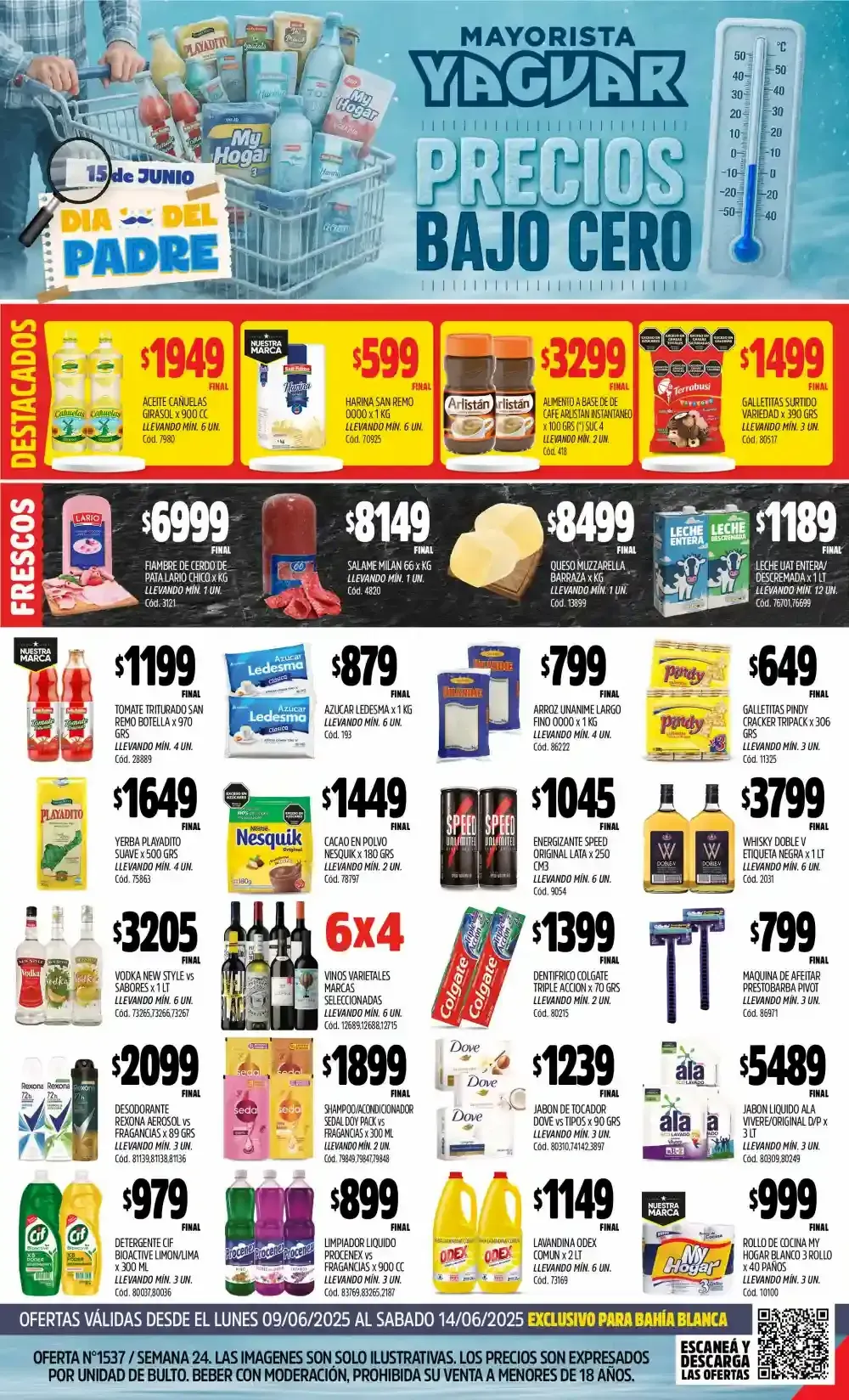 Ofertas de Ofertas Yaguar 9 de junio al 15 de junio 2025 - Página 1 del catálogo