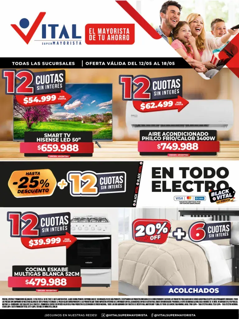 Ofertas de Vital Ofertas 12 de mayo al 18 de mayo 2025 - Página 1 del catálogo